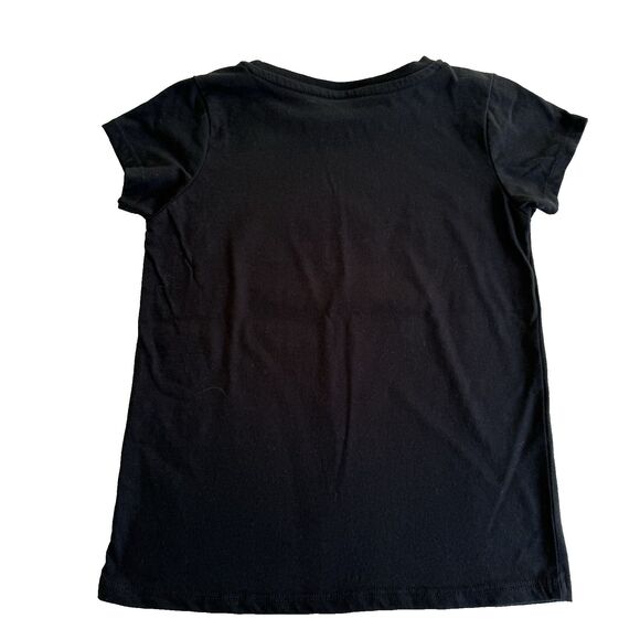 +Girl's Disney Nightmare Before Christmas Shirt Jack Sally Xmas Black Sz L 10/12 - Picture 4 of 4